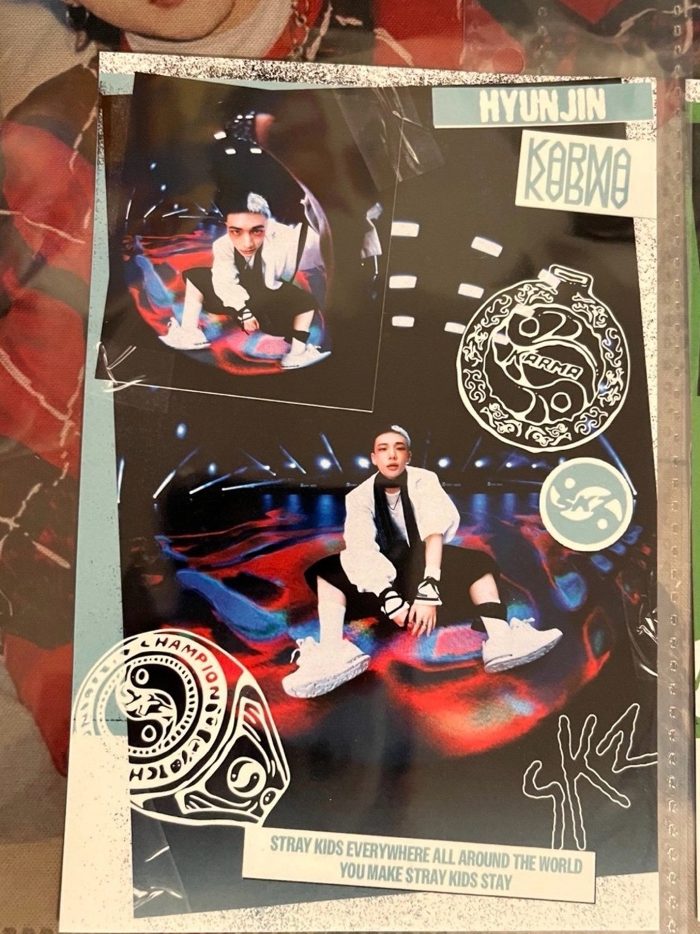 Stray Kids Hyunjin 2-cut Photo KARMA: Accordion ver